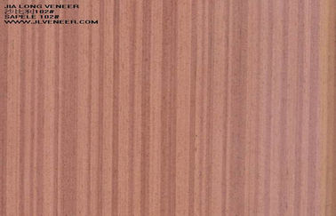 Brown Sapelli projetou o folheado de madeira o corte cortado para a mobília