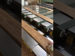 Veneer cortado em coroa de teca da Tailândia