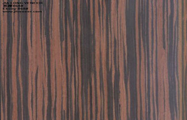 Largura de madeira reconstituída ébano do folheado 640mm de Brown com técnicas cortadas do corte