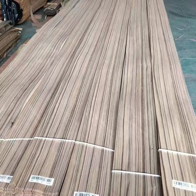 Cortado natural de cor clara Paldao Madeira Quarter Cut Veneer Com Linha Preta