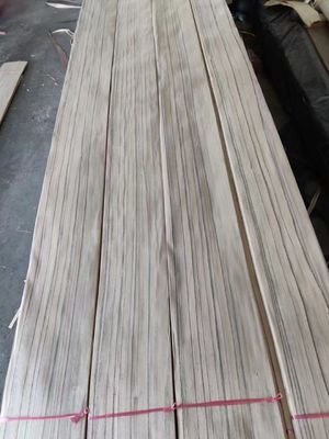 Cortado natural de cor clara Paldao Madeira Quarter Cut Veneer Com Linha Preta