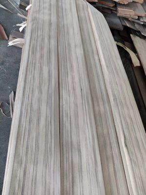 Cortado natural de cor clara Paldao Madeira Quarter Cut Veneer Com Linha Preta