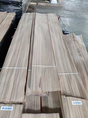 Cortado natural de cor clara Paldao Madeira Quarter Cut Veneer Com Linha Preta