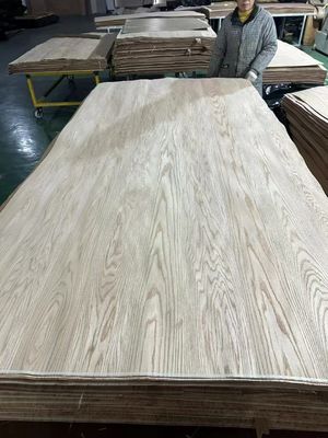 Folha de verniz de corte de coroa de carvalho vermelho americano natural cortada