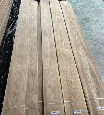 Veneer de corte de coroa de olmo marrom de alta qualidade para decoração de hotel