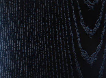 O folheado de madeira preto de Zebrano almofada 8mm - 21mm, folheado de madeira decorativo Edgeing