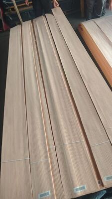 2500*640 mm Veneer de madeira de cinza para mobiliário de quarto TV Parede de fundo