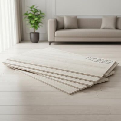 Mobiliário de Hotel 3-5 Estrelas Painéis de Madeira de Freixo Branco Natural 2500 640 Mm Duráveis Elegantes e Sofisticados para Interiores Comerciais